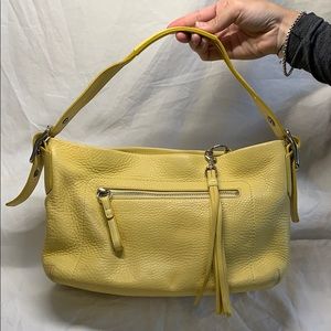 Coach yellow shoulder bag